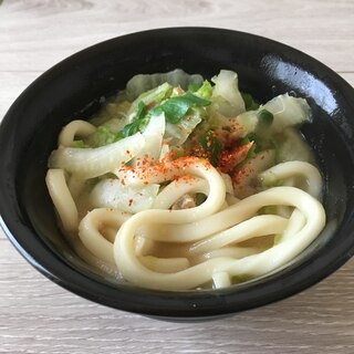 煮魚＆白菜うどん♪